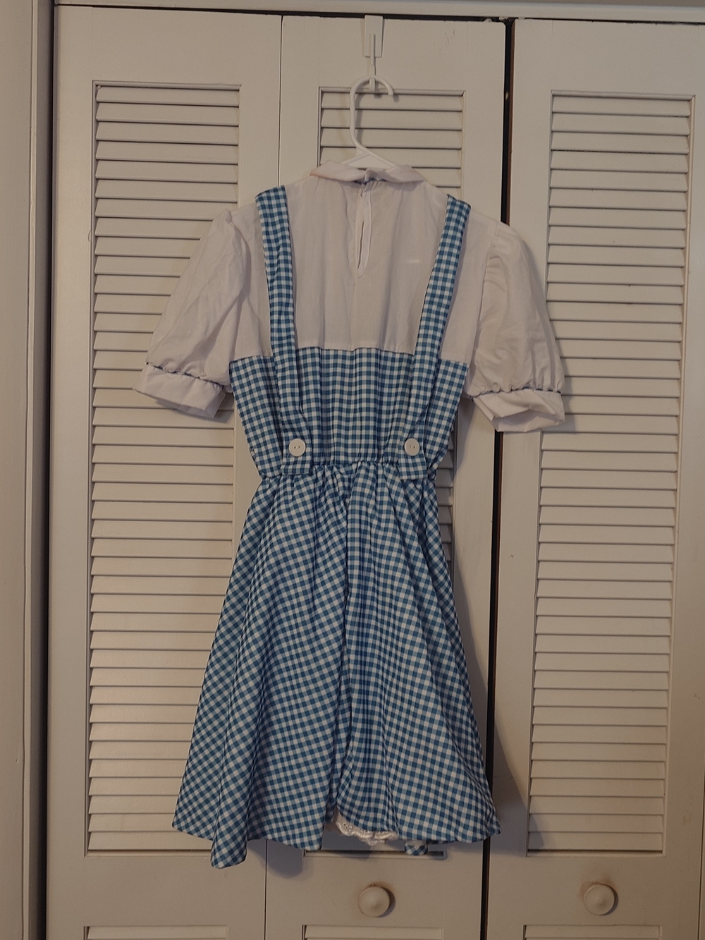 Adult Dorothy Blue Gingham Costume Dress - Classic Home Party Supplies - Picture 3 of 5